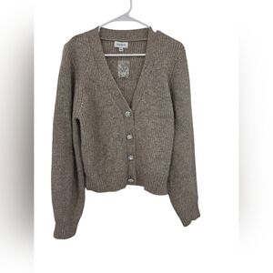 New Evereve Jewel‎ Button Down Cardigan Large
